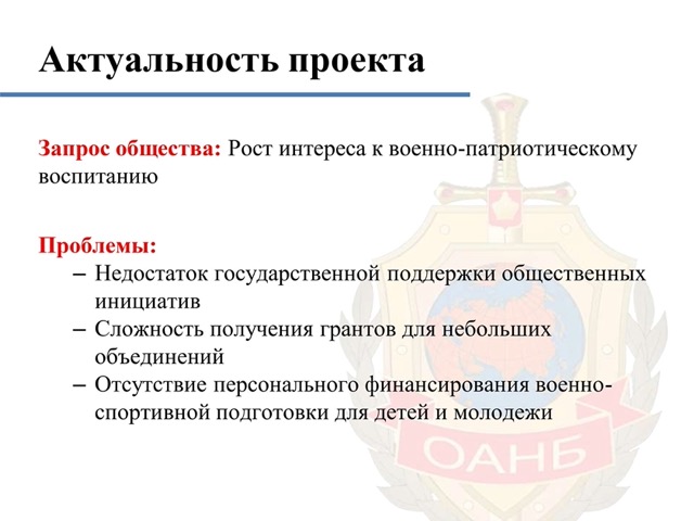Слайд 3. Актуальность проекта