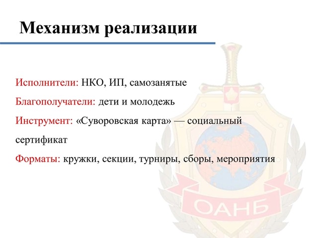 Слайд 5. Механизм реализации